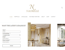 Tablet Screenshot of naurelle.com